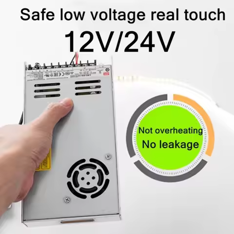 12V/24V Full Power Lighting Transformers 5A 10A 20A 40A 110V 220V Power Supply Adapter for Indoor LE