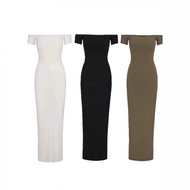 Skims Kadaishan Modal Stretch Dress with Vertical Stripes