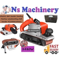 Moyi Electric Belt Sander Sanding Machine Woodworking Belt Sander 4"(100x610mm)Belt Sanding Machine/