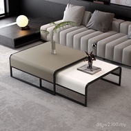 Household Retractable Net Living Room Luxury Coffee Table Combination Can Square Light Coffee Table 