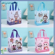 AKIYAMAMIO Handbag, Waterproof Cartoon  Tote Bags,  Plastic Storage POP MART Gift Bags