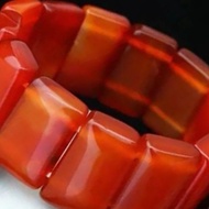 Red Agate Bracelet Bracelet Blood Red Agate Wide Bracelet Bracelet