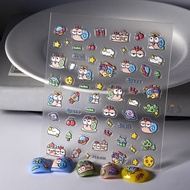Snail Graffiti Manicure Sticker Cross-Border Cartoon Animal Children Sticker Phone Case Luggage Stic