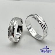 Unisilver 925 Wedding Band Ring (WR152-1001)