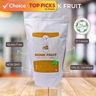 GOLDEN MONK FRUIT SWEETENER 1KG [HALAL CERTIFIED] | KETO [ERYTHRITOL GOLDEN MONK FRUIT BLEND]