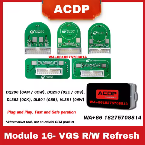 Yanhua ACDP TCM Clone tool Module 13 for VW Audi VAG DQ200 (0AM / 0CW), DQ250 (02E / 0D9), DL382 (0C