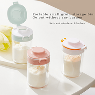 1pc, 80ml/2.71oz Portable Baby Milk Powder Container With Dual Lids, Convenient Milk Powder Dispense