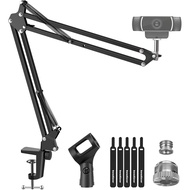 InnoGear Webcam Stand, Boom Arm Mount Stand for Logitech Webcam BRIO 4K C920 C920S C922 C922x C925e 