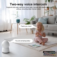 5MP Baby Monitor Camera Security Wifi Surveillance Camera Two Way Audio FHD Infrared Night Vision In