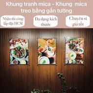 (Can accept construction and installation in HCM) A5, A4, A3, A2, A1 mica frames - Flat hanging fram