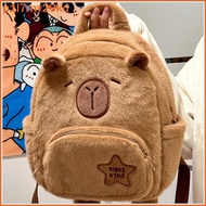 p1l7mv29kd Cute Cartoon Capybara Backpack for Women - Large Capacity Stuffed Animal Travel Bag ph