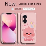 Casing OPPO A17 A17K A18 A38 A97 Loopy phone case silicone protective cover