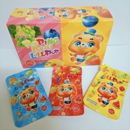 Popping Bear Lollipop / Lollipop + Popping Candy