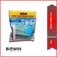 Jordan Flosser 3-in-1 36's free travel case | Dental Floss