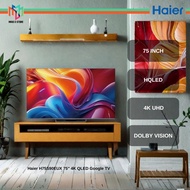 Haier H75S90EUX 75″ 4K QLED Google TV, Dolby Vision IQ & Hands‑Free Voice Control H75S90EUX TV Pinta