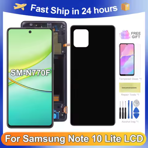 Tested Note 10 Lite 6.7''For Samsung Note10 Lite N770F N770F/DS LCD Display Touch Screen Digitizer A