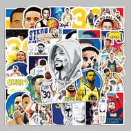 50 Sticker NBA Star Curry High Aesthetic DIY Phone Case Computer Water Cup Stationery Waterproof No 