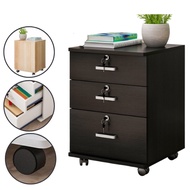 3 Tier 3 Lock Office File Cabinet Modern Removable Lock Drawer File Cabinet Storage Locker