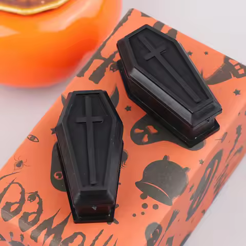 Halloween Treat Coffin Box With Lids Home Decor Miniature Coffin Boxes Halloween Treat Coffin Boxes 