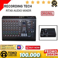 Recording Tech Pro-RTX8 8 channel professional audio mixer