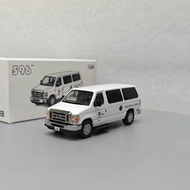 596 1: 64 Ford E-Series Vans LAPD LAPD Alloy Car Model Gift