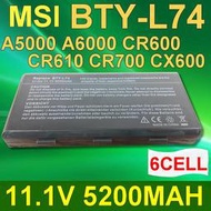MSI 6芯 BYT-L74 日系電芯 電池 A6000-226US A6000-443US A6005 A6200 A6203 