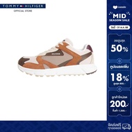 Tommy Hilfiger รองเท้าผ้าใบ ผู้ชาย รุ่น FM0FM05574 AFE - สีน้ำตาล
