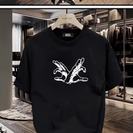 Trendy ins Men's t New Style Round Neck 2026 Day Sleeve Loose Short-Sleeved Brand Printed Half-Versi