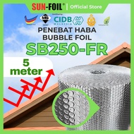 SUNFOIL SB250-FR [5m] Bubble Foil Series Bubble Aluminium Foil Penebat Haba Rumah Roofing Reflective