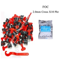 【LOCAL STOCK】±50 PCS Reusable Tile Spacer System Adjustable Tile Spacer Set Tile Leveling Kit Recycl