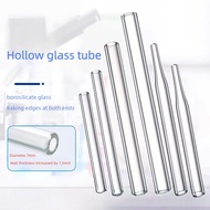 High borosilicate hollow glass tube, transparent glass small tube, pointed guide and drainage tube, 
