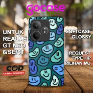 Go Caase ( AG 13 ) Softcase Glossy For Realme GT 6 l GT 6T l GT NEO 6 l GT Neo6 SE l GT Motif ABSTRA