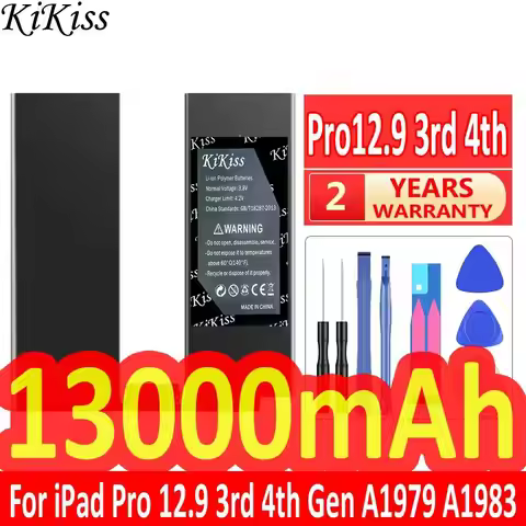 Tablet Battery 13000mAh For Apple iPad Pro 12.9 3rd 2018 A1876 A1895 A2014 4th Gen 2020 A2229 A2069