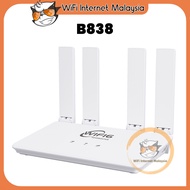 4G 5G Modified Modem B838 Hotspot Unlimited WiFi Sim Card Router Unlimited Hotspot 4 Antenna LIKE RS