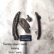 MESIN Chain Set Teming Chain Assy Toyota Vios Yaris 1nz 2004-2016 Engine Type 1NZ