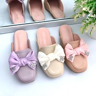 ALVIN - J117-5 Girls' Ribbon Slippers Girls Slippers Girls Sandals Kids Sandals Girls