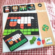 DJECO法國智荷 色馬彩賽克 Mosaico 釘釘樂釘豆幼皃桌遊益智玩具手指訓練益智遊戲拼圖