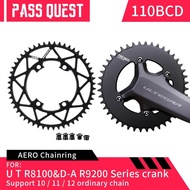 PASS QUEST 110BCD Bicycle Chainring R9200 Road Bike Chain Wheel Narrow Wide 44-60T Chainring for Shi
