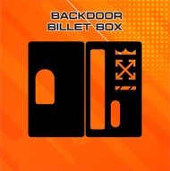 Backdoor Akrilik BIllet Box Bening/Transparan Hitam BILLETBOX ZhaffCustom