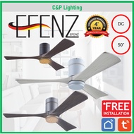 (Free Installation) Efenz Cedar 50" Smart DC Ceiling Fan w/ Samsung Dimmable LED HG503