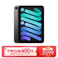 Apple iPad mini 8.3英寸平板电脑 2021年款（64GB WLAN版/A15芯片/全面屏/触控ID MK7M3CH/A） 深空灰色