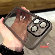 Phone Case With Lens Film For Samsung Galaxy S24 Ultra S24+ A35 A25 A55 M34 M54 F54 M14 F14 5G F13 M