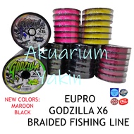 4077 EUPRO GODZILLA 6X BRAIDED FISHING LINE TALI PANCING 6 SULAM