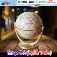 Vintage Office Home Decor 360 Degree Rotating Atlas Globe World Map
