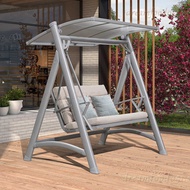 Johome Swing Courtyard Outdoor Hanging Chair Courtyard Swing Villa Double Garden Outdoor Swing Chair