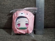 鬼滅之刃 竈門禰豆子 扮bearbear 頭造型 毛公仔 吊飾 包平郵