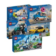 [Hot-selling Car Model] LEGO LEGO City Series 60452/60373/60464 Fire Truck Building Blocks Children'