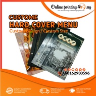 Custom Hardcover Menu Book  | Resturent Cafe | Menu Book | Full Colour Menu Print | MOQ 10 Books