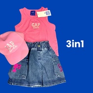Barbie girl's outfit + hat