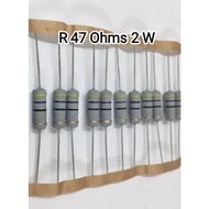 0001205 Resistor 47 Ohms 2 w 5% (Pack Of 5)